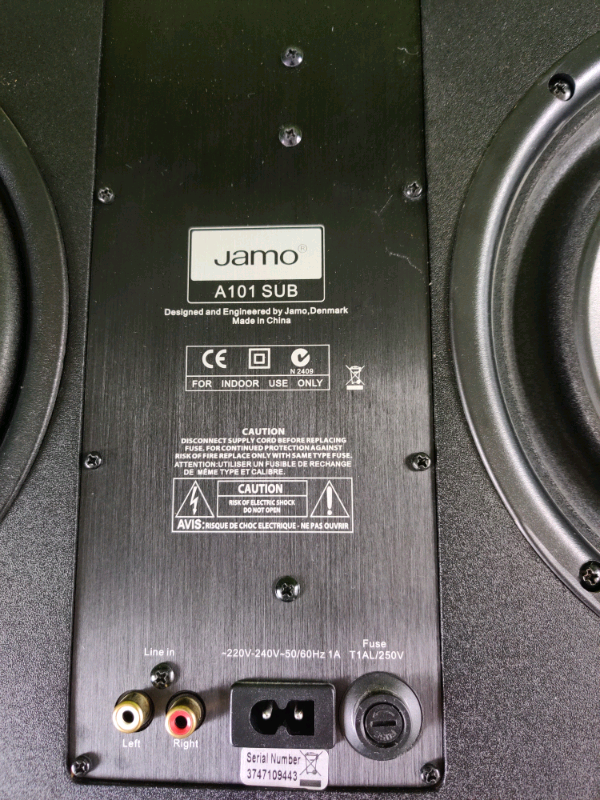 jamo a101 subwoofer